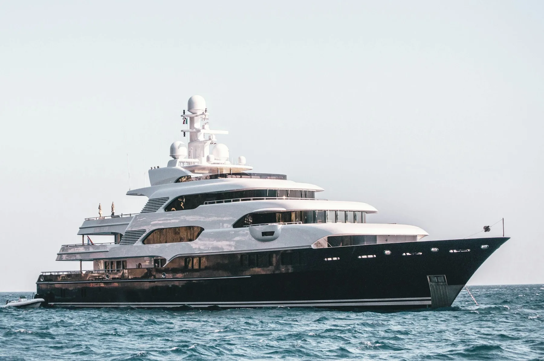 Yacht deck looking out to sea
